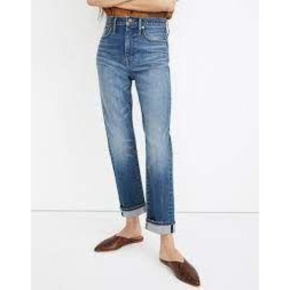 Madewell Classic Straight Jean Medium Wash Blue 29